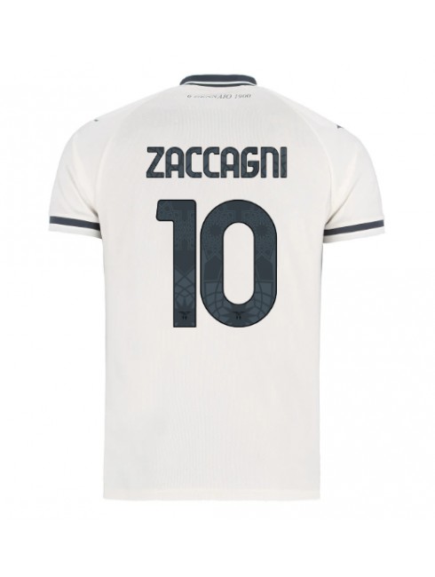 Lazio Mattia Zaccagni #10 Replika Borta Kläder 2025-26 Kortärmad Lazio Mattia Zaccagni #10 Replika Borta Kläder 2025-26 Kortärmad